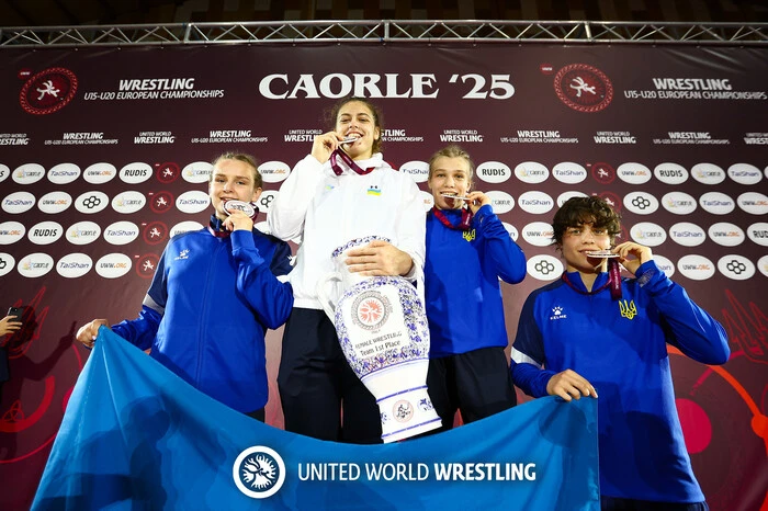 Reprezentacja Ukrainy w kobiecym zapasach zajęła pierwsze miejsce drużynowo na Mistrzostwach Europy U20