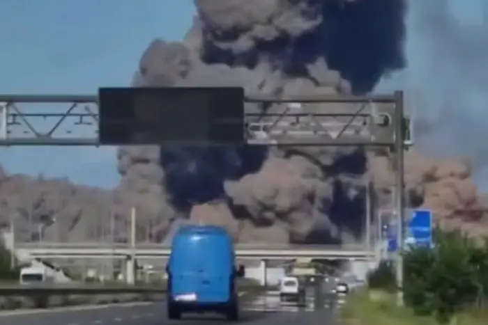 Під Житомиром на АЗС стався вибух (відео)