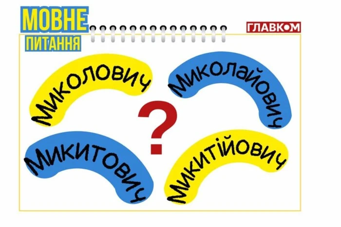 Mykolayovych and Hryhorovych incorrect translations